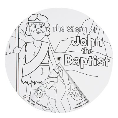 John Baptism story wheels crafts